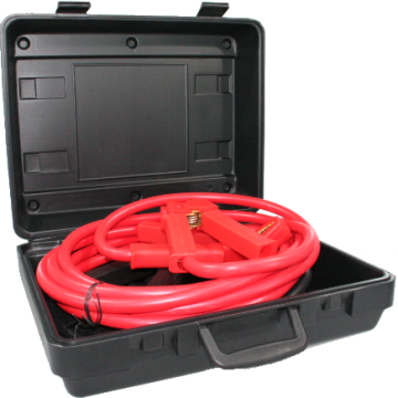 Câbles de démarrage professionnels 50 mm² 2 x 5000 mm en coffret 