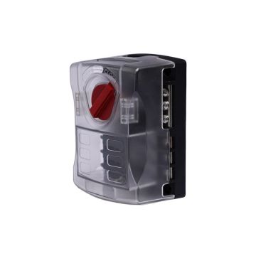 Porte-fusible 6 voies ATO 30 A double entrée + négatif central 