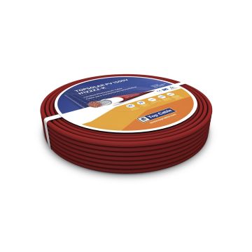 Câble solaire 4 mm² rouge rouleau de 100 m TopSolar 