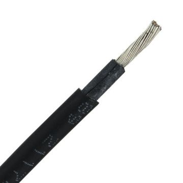 Câble solaire TopSolar 6 mm² noir au mètre 