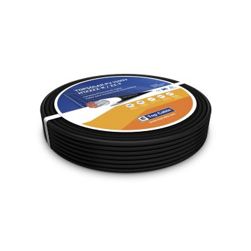 Câble solaire TopSolar 6 mm² noir rouleau de 100 m 