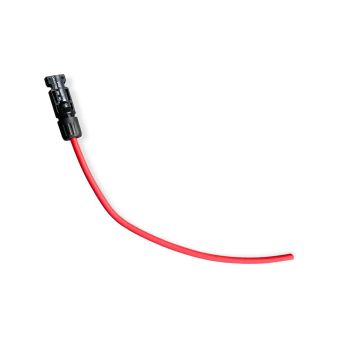 Câble solaire TopSolar 6 mm² rouge 30 cm MC4 mâle vers fil nu 