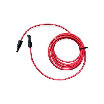Rallonge solaire 6 mm² rouge 5 m connecteurs MC4 TopSolar 