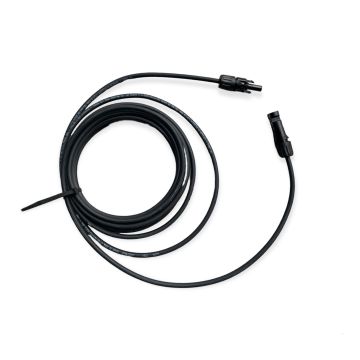 Câble solaire 6 mm² noir 5 m connecteurs MC4 mâle/femelle TopSolar 
