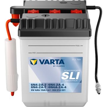 Batterie moto Varta Powersports 6N4-2A-2 6 V 4 Ah 10 A – Plomb-acide (électrolyte liquide)