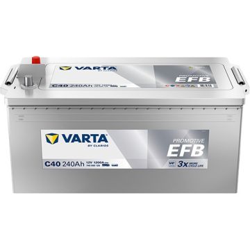 Batterie Start & Stop EFB Varta Promotive C40 12 V 240 Ah 1200 A – EFB