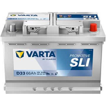 Batterie de démarrage Varta Promotive D33 12 V 66 Ah 510 A – Plomb-acide (sans entretien)