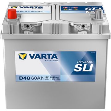 Batterie de démarrage Varta Dynamic D48 12 V 60 Ah 540 A – Plomb-acide (sans entretien)