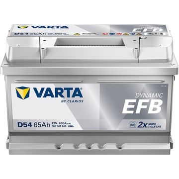 Batterie Start & Stop EFB Varta D54 12 V 65 Ah 650 A – EFB