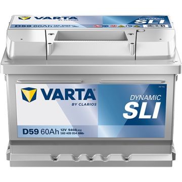 Batterie de démarrage Varta Dynamic D59 12 V 60 Ah 540 A – Plomb-acide (sans entretien)