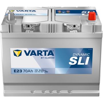 Batterie de démarrage Varta Dynamic E23 12 V 70 Ah 630 A – Plomb-acide (sans entretien)