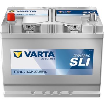 Batterie de démarrage Varta Dynamic E24 12 V 70 Ah 630 A – Plomb-acide (sans entretien)