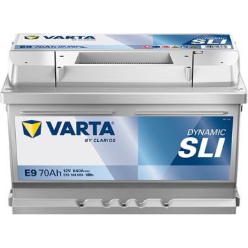 Batterie de démarrage Varta Dynamic E9 12 V 70 Ah 640 A – Plomb-acide (sans entretien)