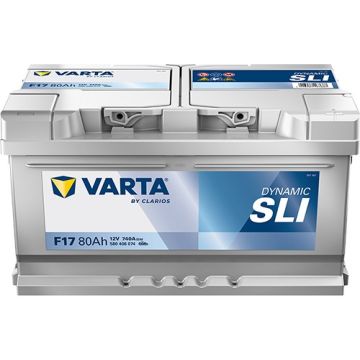 Batterie de démarrage Varta Dynamic F17 12 V 80 Ah 740 A – Plomb-acide (sans entretien)