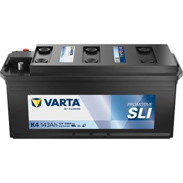 Batterie de démarrage Varta Promotive K4 12 V 143 Ah 950 A – Plomb-acide (sans entretien)