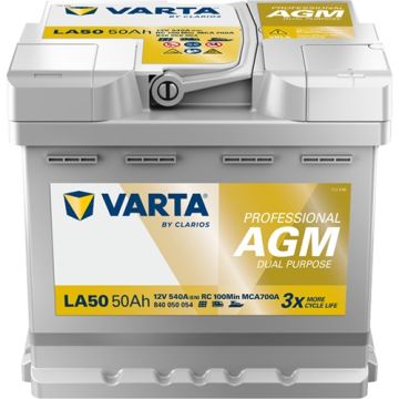 Batterie AGM Varta Professional LA50 12 V 50 Ah 540 A – AGM