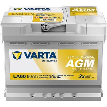 Batterie AGM Varta Professional LA60 12 V 60 Ah 680 A – AGM