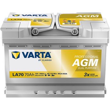Batterie AGM Varta Professional LA70 12 V 70 Ah 760 A – AGM