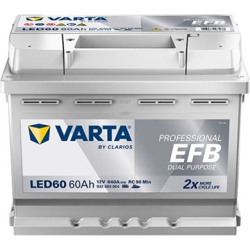 Batterie EFB Varta Professional LED60 12 V 60 Ah 640 A – EFB