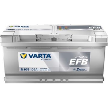 Batterie Start & Stop EFB Varta N105 12 V 105 Ah 950 A – EFB
