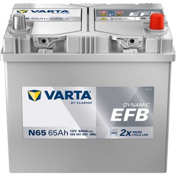 Batterie Start & Stop EFB Varta Dynamic N65 12 V 65 Ah 650 A – EFB
