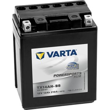 Batterie moto Varta Powersports AGM YTX14AH-BS 12 V 12 Ah 210 A – AGM