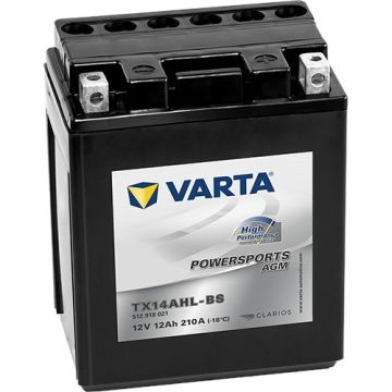 Batterie moto Varta Powersports YTX14AHL-BS 12 V 12 Ah 210 A – AGM