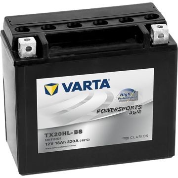 Batterie moto Varta Powersports YTX20HL-BS 12 V 18 Ah 320 A – AGM
