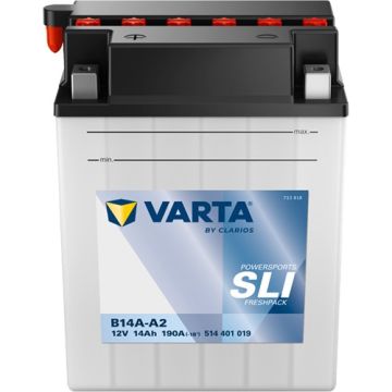 Batterie moto Varta Powersports YB14A-A2 12 V 14 Ah 190 A – Plomb-acide (électrolyte liquide)