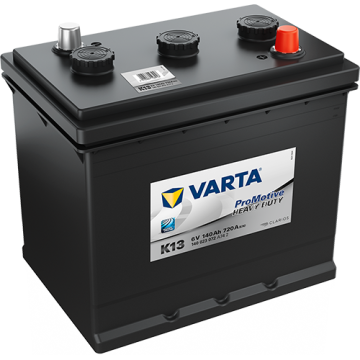 Batterie de démarrage Varta Promotive SLI K13 6 V 140 Ah 720 A – Plomb-acide (sans entretien)