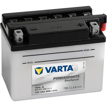 Batterie moto Varta Powersports YB4L-B 12 V 4 Ah 50 A – Plomb-acide (électrolyte liquide)