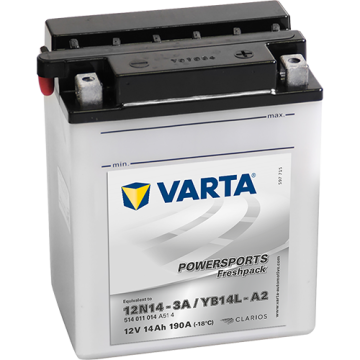 Batterie moto Varta Powersports YB14L-A2 12 V 14 Ah 190 A – Plomb-acide (électrolyte liquide)