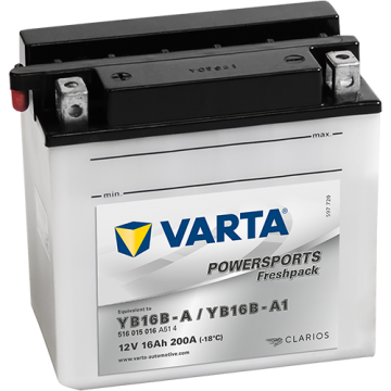 Batterie moto Varta Powersports YB16B-A 12 V 16 Ah 200 A – Plomb-acide (électrolyte liquide)