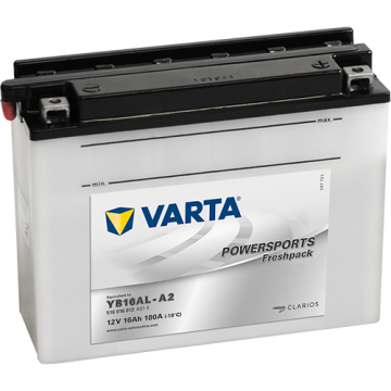 Batterie moto Varta Powersports YB16AL-A2 12 V 16 Ah 180 A – Plomb-acide (électrolyte liquide)