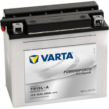 Batterie moto Varta Powersports YB18L-A 12 V 18 Ah 200 A – Plomb-acide (électrolyte liquide)
