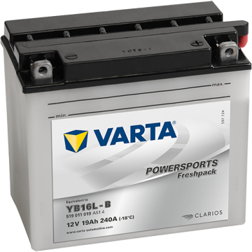 Batterie moto Varta Powersports YB16L-B 12 V 19 Ah 240 A – Plomb-acide (électrolyte liquide)