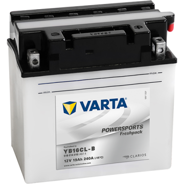 Batterie moto Varta Powersports YB16CL-B 12 V 19 Ah 240 A – Plomb-acide (électrolyte liquide)