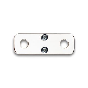 Plaque de liaison bus bar 50 mm M8/M10 600 A - lot de 2 