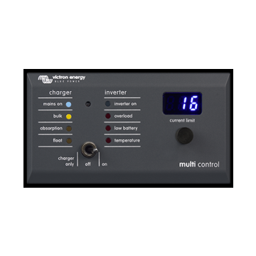 Panneau de commande Victron Energy Digital Multi Control 200/200A 