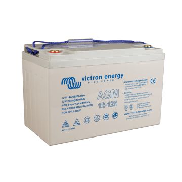 Batterie à décharge lente AGM Victron Energy Super Cycle 12 V 125 Ah – Semi-traction AGM
