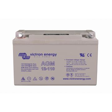 Batterie AGM semi-traction Victron Energy 12 V 110 Ah bornes M8 – Semi-traction AGM