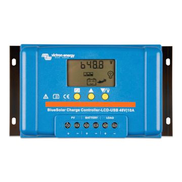 Régulateur de charge solaire Victron Energy BlueSolar PWM-LCD&USB 48 V 10 A 