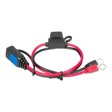 Connecteur DC Victron avec cosses M6 et porte-fusible pour chargeurs IP65 