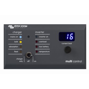 Panneau de commande Victron Energy Digital Multi Control 200/200 A GX 90° 