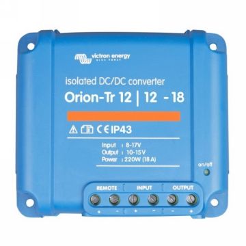 Convertisseur DC-DC Victron Energy Orion-Tr 12/12-18A 220 W isolé 