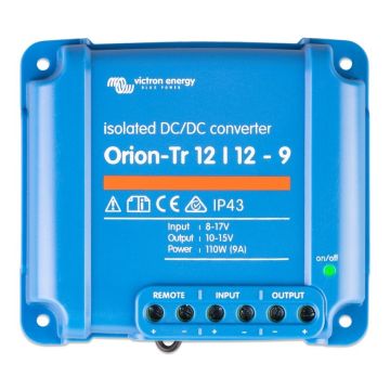 Convertisseur DC-DC Victron Energy Orion-Tr 12/12-9A isolé 110 W 