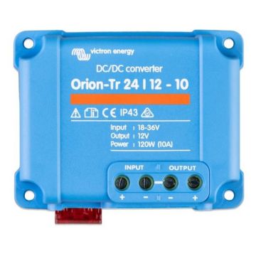 Convertisseur DC-DC Victron Energy Orion-Tr 24/12-10A 120 W non isolé 