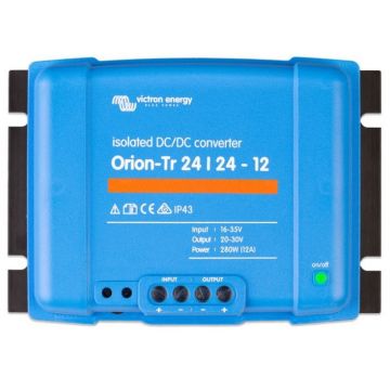 Convertisseur DC-DC isolé Victron Energy Orion-Tr 24/24-12A 280 W 