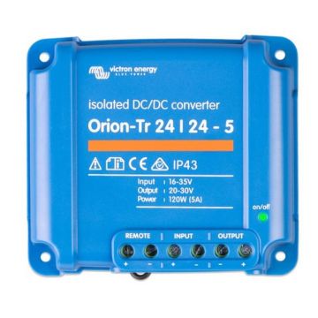 Convertisseur DC-DC Victron Energy Orion-Tr 24/24-5A isolé 120 W 