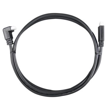 Câble VE.Direct Victron Energy 1,8 m coudé 90° d'un côté 